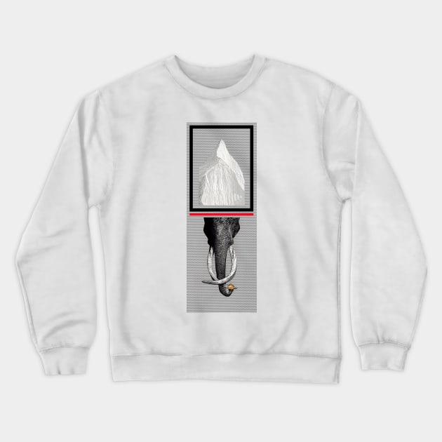 THE MOUNTAIN Crewneck Sweatshirt by gabor_paszti